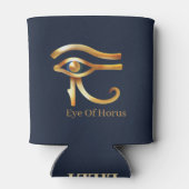 Chic Golden Eye of Horus , Egyptische hiërogliefen Blikjeskoeler (Achterkant)