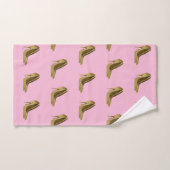 Chic Golden Stilettos Pink Bad Handdoek (Handdoek)