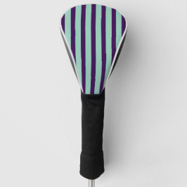 Chic Golf Head Cover with Bold Stripe Design