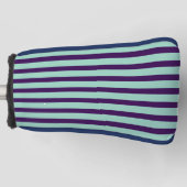 Chic Golf Putter Cover with Bold Stripe Design (Voorkant)