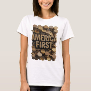 Chic Goud AMERIKA EERST Design T-shirt