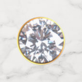 Chic Goud & Diamant 40e, 50e, 60e verjaardag Confetti (Kleine voorkant)