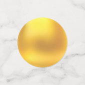 Chic goud en turquoise confetti (Kleine voorkant)