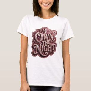 Chic Goud I BEZIT DE NACHT Artistiek Motief v2 T-shirt