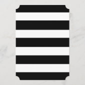 Chic Goud | Krachtige Zwarte Streep Save the Date (Achterkant)