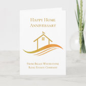 Chic Goud Vastgoed Fijn gefeliciteerd met jullie h Kaart (Voorkant)