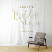 Chic Goud Vrijgezellenfeest Foto Achtergrond Wandkleed (In situ)