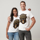 Chic Goud WHISKY VERPLICHT Quote T-shirt (Unisex)