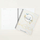 Chic Gouden Afspraak Boek 2025 Monogram Planner (Display)