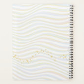 Chic Gouden Afspraak Boek 2025 Monogram Planner (Achterkant)