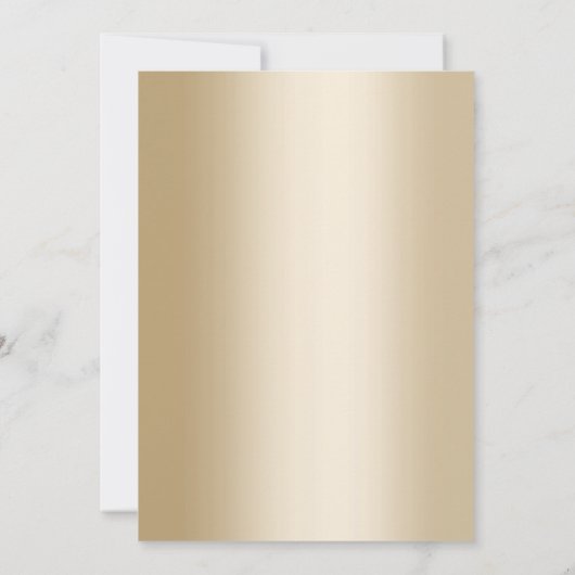 Chic Gouden Confetti Stippen Huwelijk Jubileum Kaart (Achterkant)