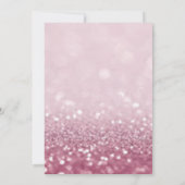 Chic Graduation Cap, Glass Glitter Bokeh Afstudere Kaart (Achterkant)