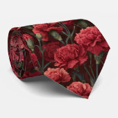 Chic Graduation Gifts For Him Carnation Floral Stropdas (Opgerold)