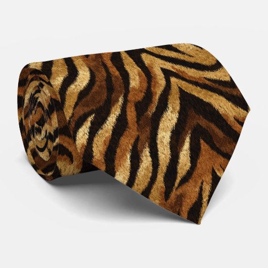 Chic Graduation Gifts For Him Tiger Stropdas (Opgerold)