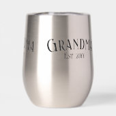 Chic Grandma Established Personalize Name Year (Achterkant)