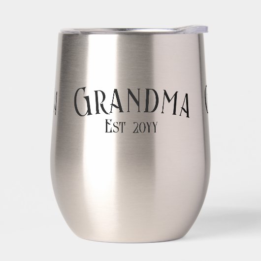 Chic Grandma Established Personalize Name Year (Links)