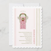 Chic Grandmillennial kerstfeest Kaart (Voorkant)