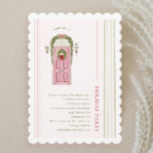 Chic Grandmillennial kerstfeest Kaart