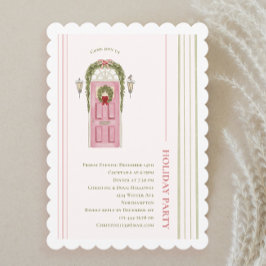 Chic Grandmillennial kerstfeest Kaart