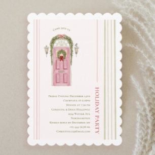 Chic Grandmillennial kerstfeest Kaart