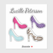 Chic Grappig Kleurrijk Gepersonaliseerd Sticker (Vel)