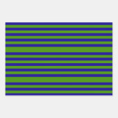 Chic Grass Groen en Blauwe Tint Wrapping Paper (Voorkant 2)