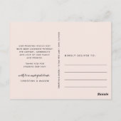 Chic Gratitude | Weddenfoto collage Hartelijk dank Briefkaart (Achterkant)