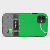 Chic Green Dress iPhone 5/5s Hoesje (Achterkant (horizontaal))