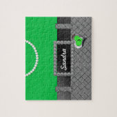 Chic Green Dress Jigzaag Puzzle Legpuzzel (Verticaal)