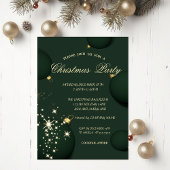 Chic Green-kerstballen zangerkerst Kaart