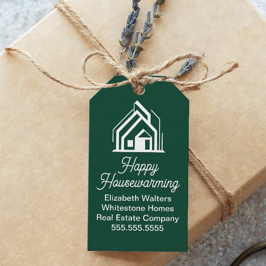 Chic Green Real Estate Company Customized Realtor Cadeaulabel