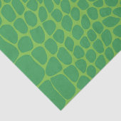 Chic Green Snakeskin Tissuepapier (Detail)