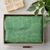 Chic Green Snakeskin Tissuepapier (Geschenk)
