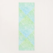 Chic Green Static Texture Yogamat (Achterkant)