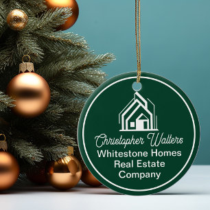 Chic Green Vastgoedbedrijf Maatwerk Makelaar Keramisch Ornament