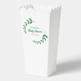 Chic Greenery Baby shower Bedankdoosjes