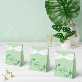 Chic Greenery Baby shower Bedankdoosjes