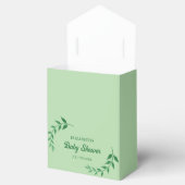 Chic Greenery Baby shower Bedankdoosjes (Geopend)