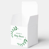 Chic Greenery Baby shower Bedankdoosjes (Geopend)