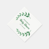 Chic Greenery Baby shower Servet (Hoek)