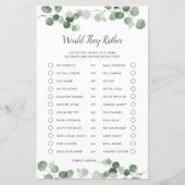 Chic Greenery Vrijgezellenfeest zou het een beetje (Voorkant)