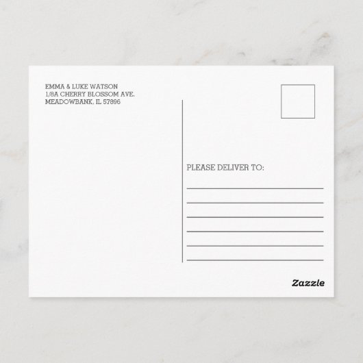 Chic Greenery Woodland Animals Baby shower Neutraa Briefkaart (Achterkant)