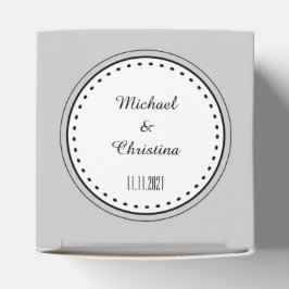 Chic Grey Bedankdoosjes