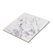 Chic Grey Roos Goud Metallic Marmer Look Glamour Tegeltje (Zijkant)