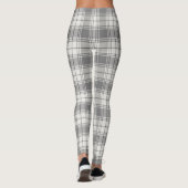 Chic Grey Tartan Leggings (Achterkant)