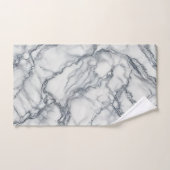 Chic Grey & White Marble Look Glamour Bad Handdoek (Handdoek)