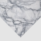 Chic Grey & White Marble Look Glamour Tissuepapier (Detail)