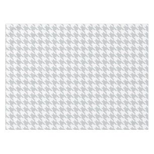 Chic grijs dogtooth houndstooth patroon tafelkleed