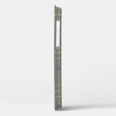 Chic grijs & goud geometrisch glamor Case-Mate iPhone case (Achterkant / Links)