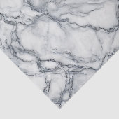 Chic grijs & wit marmer look glamour tissuepapier (Detail)